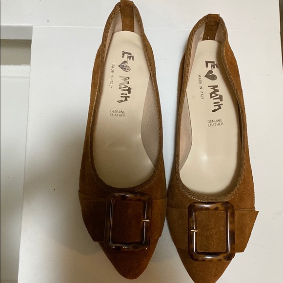 Brown Leather Women's Shoes - Picture 1 of 5